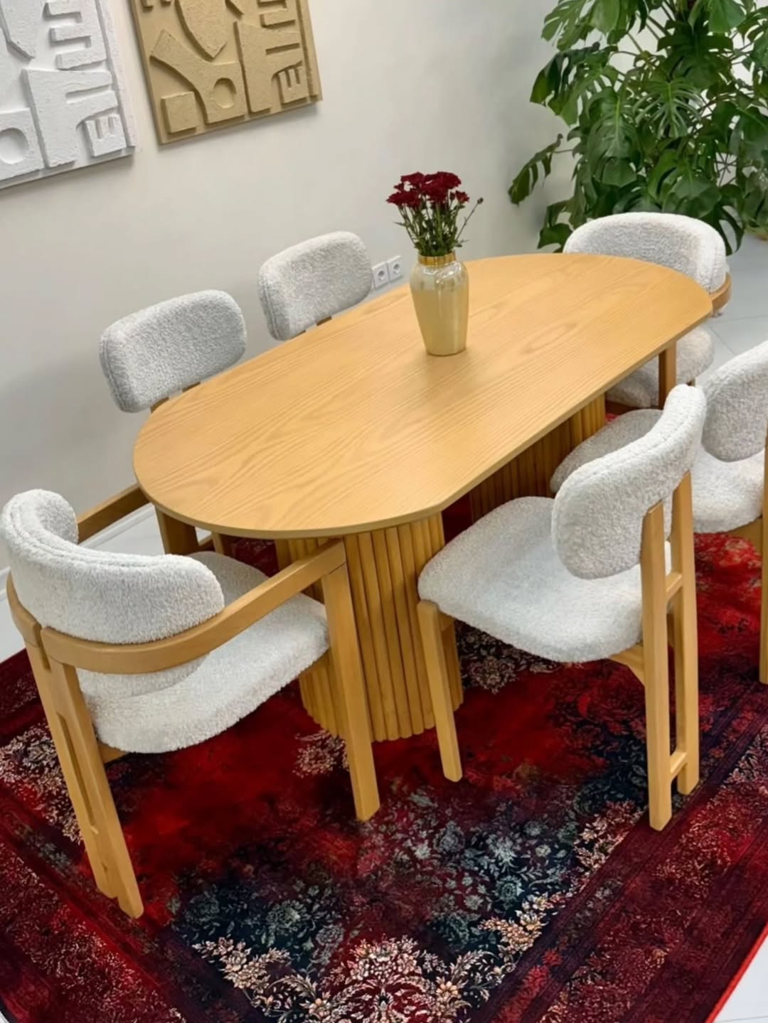  میز نهارخوری شش نفره ارزان دیوار