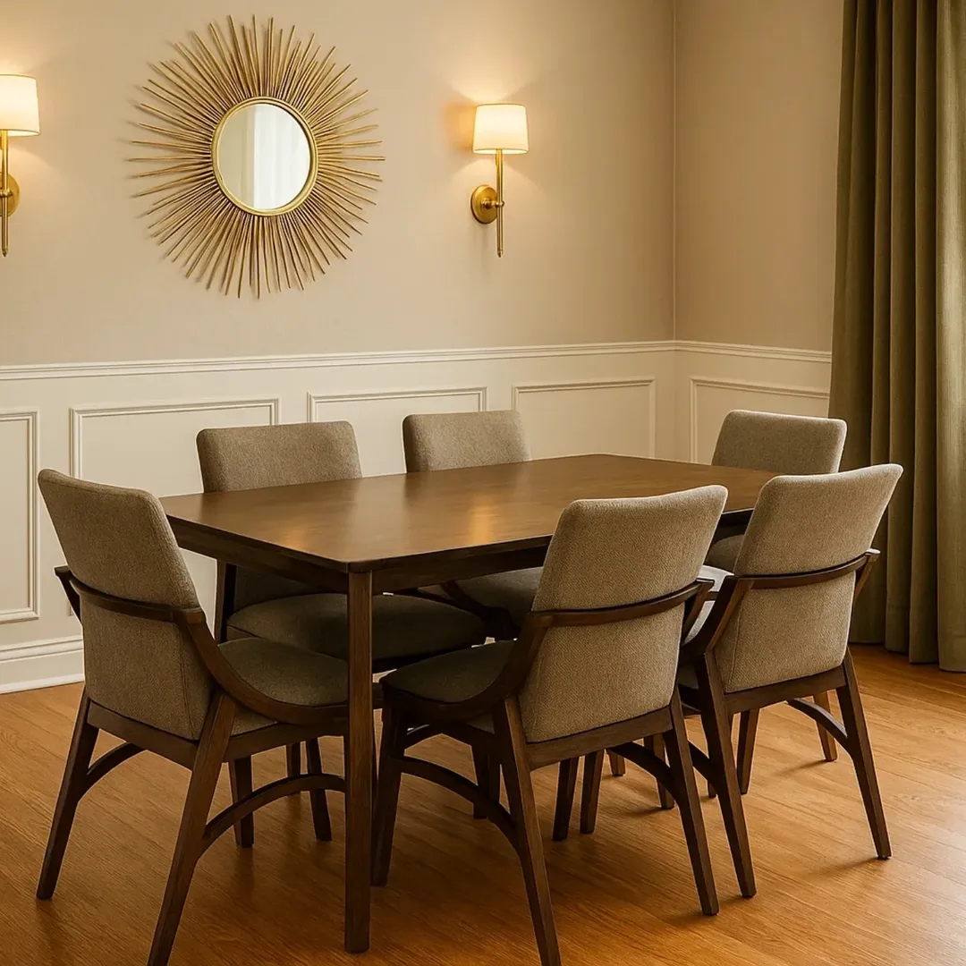  میز نهارخوری شش نفره ارزان دیوار